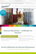 Bild der Homepage von Naturkost Elkershausen – Großhändler für Naturkost